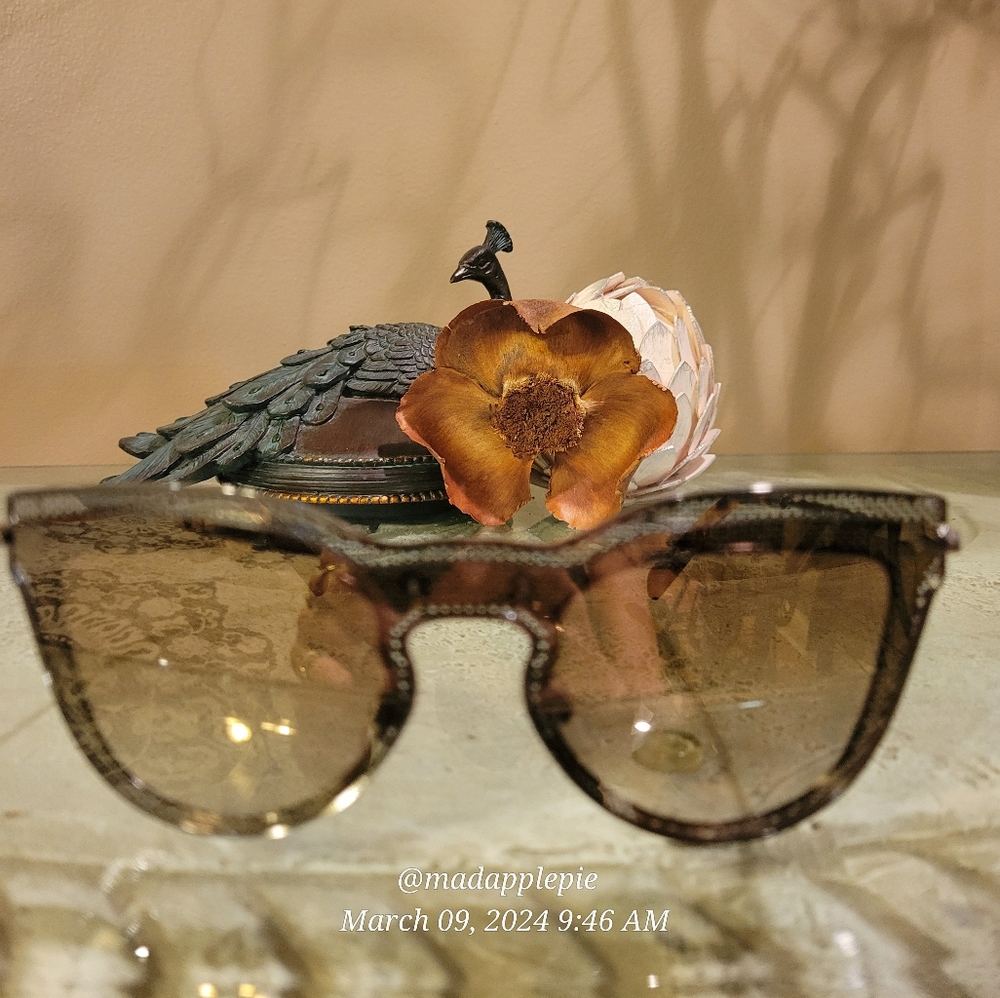 Valentino Women's VA2018 Fashion Cat Eye Sunglasses Metal Mesh Luxury Summer #55 - Picture 14 of 17